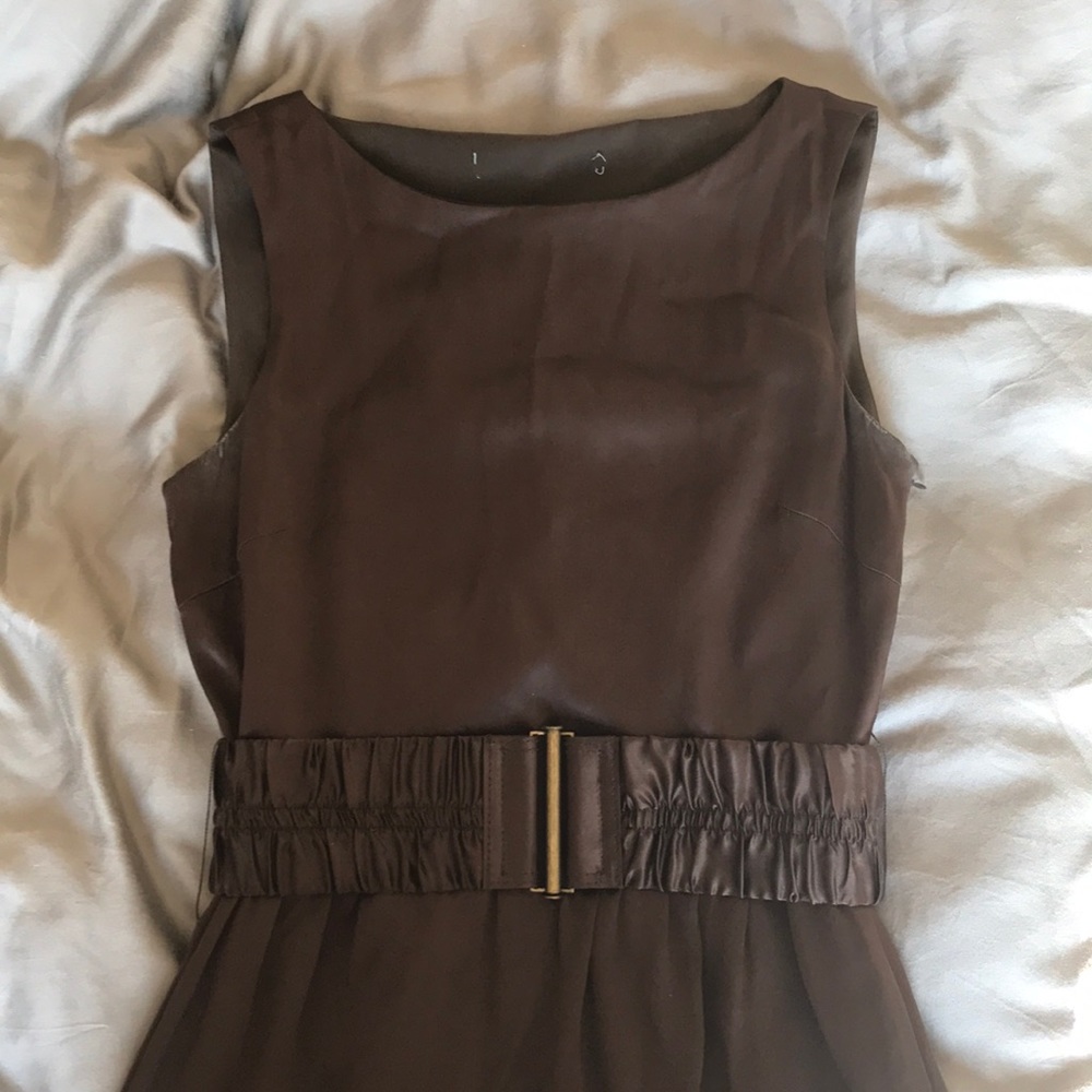 Silk Brown Dress